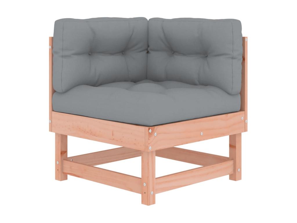 Brown Solid Wood Sofa