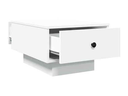White Engineered Wood Coffee Table, 60 x 45 x 31 cm
