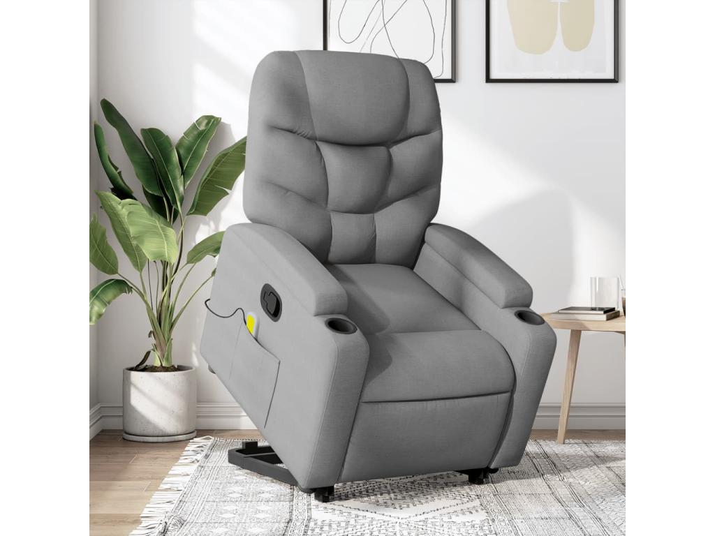 Gray Fabric Accent Chair - dlz1766461705253