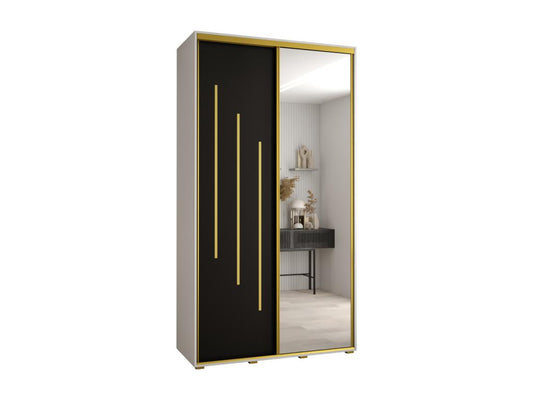 Black Wardrobe, 130 x 45 x 235.2 cm
