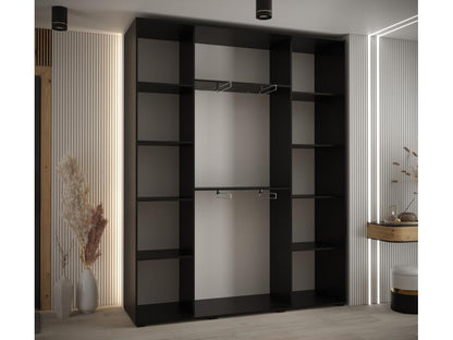 Black Wardrobe, 200 x 45 x 235.2 cm