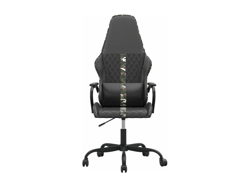 Black Faux Leather Chair - dlz1766461751330