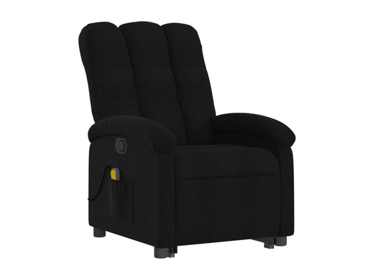 Black Fabric Accent Chair