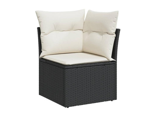 Black Woven Resin Wicker Outdoor Furniture Set - dlz1766461618414