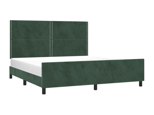 Green Velvet Bed Frame, 180 x 200 cm