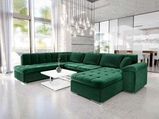 Green Sofa, 348 x 205 x 76 cm