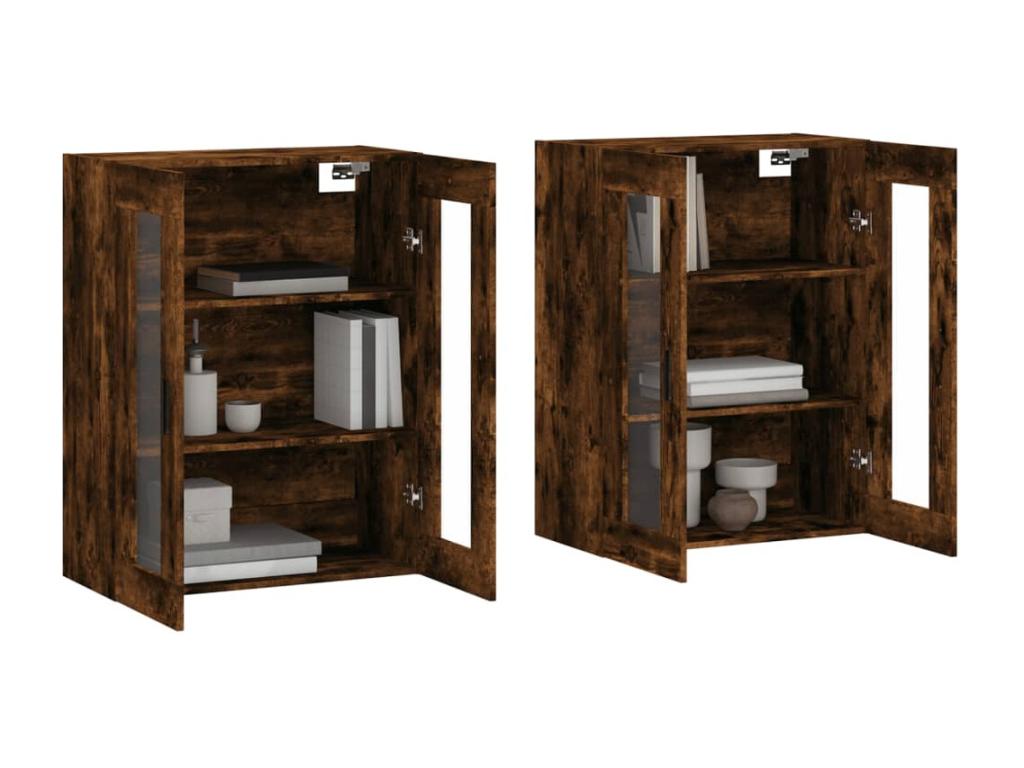 Brown Engineered Wood Wardrobe