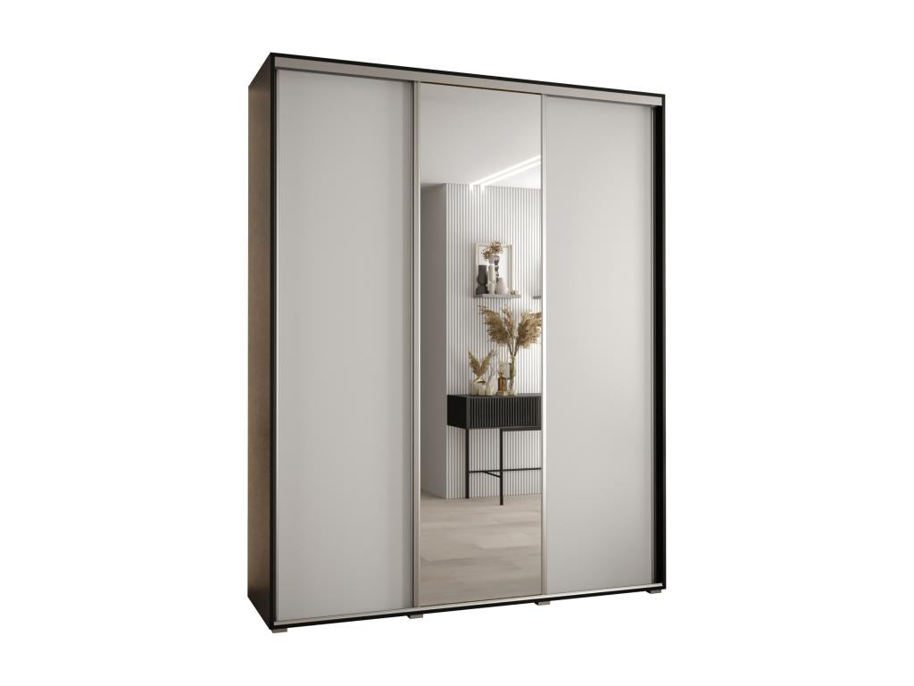 Black Wardrobe, 200 x 60 x 235.2 cm - dlz1766461547634