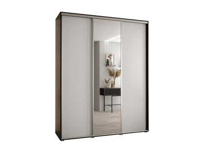 Black Wardrobe, 200 x 60 x 235.2 cm - dlz1766461547634