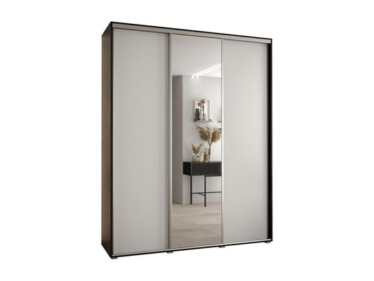 Black Wardrobe, 200 x 60 x 235.2 cm - dlz1766461547634