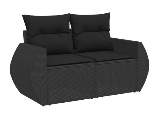 Black Woven Resin Wicker Outdoor Furniture Set - dlz1766461570703