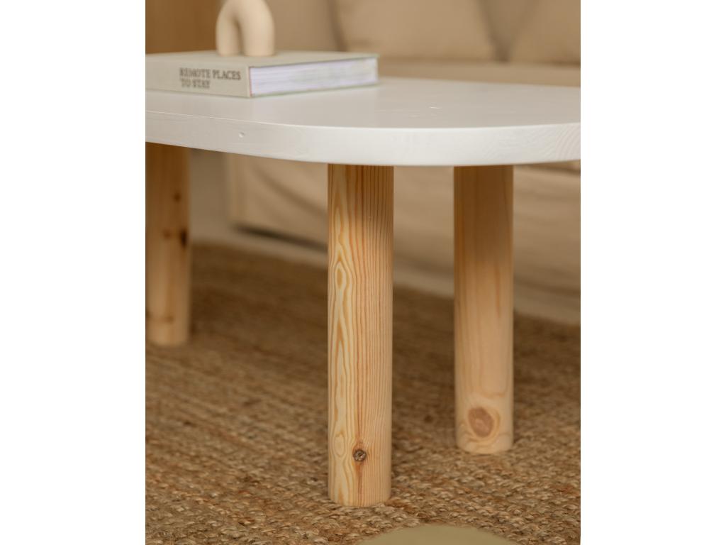 Beige Coffee Table, 120 x 40 cm