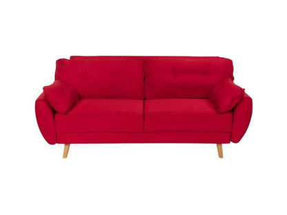 Red Fabric Sofa