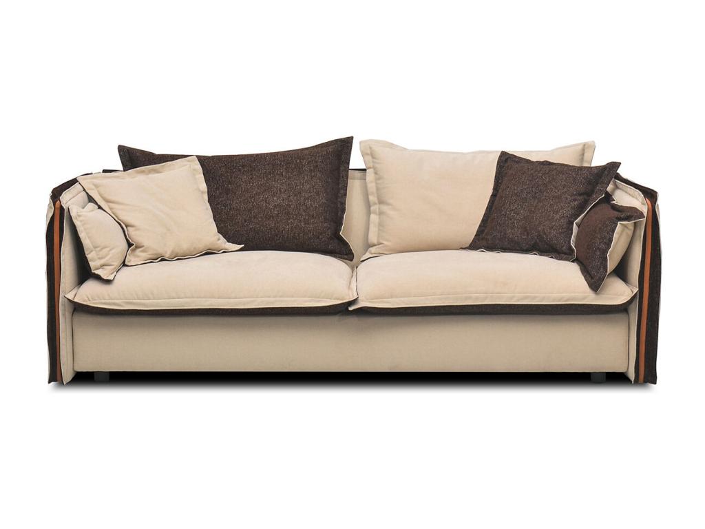 Beige Fabric Sofa