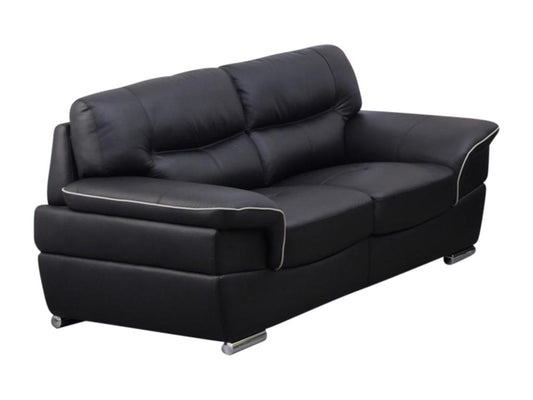 Black Leather Sofa