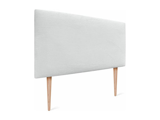 White Velvet Bed, 110 x 115 cm