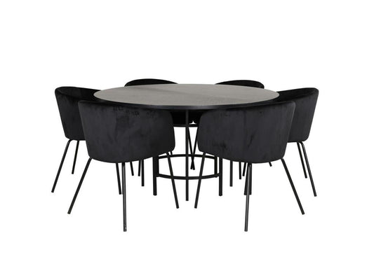 Black Velvet Table