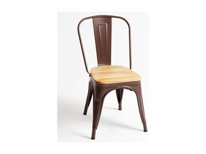 Brown Solid Wood Chair