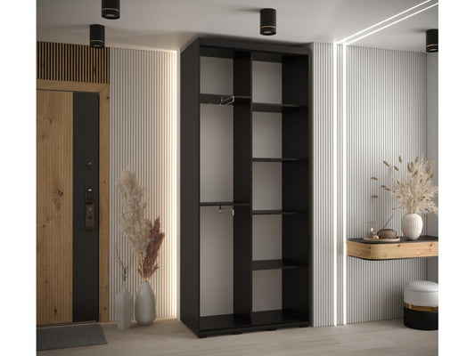 Black Wardrobe, 100 x 45 x 235.2 cm - dlz1766461265506