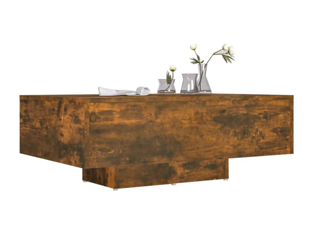Brown Engineered Wood Coffee Table, 85 x 55 x 31 cm
