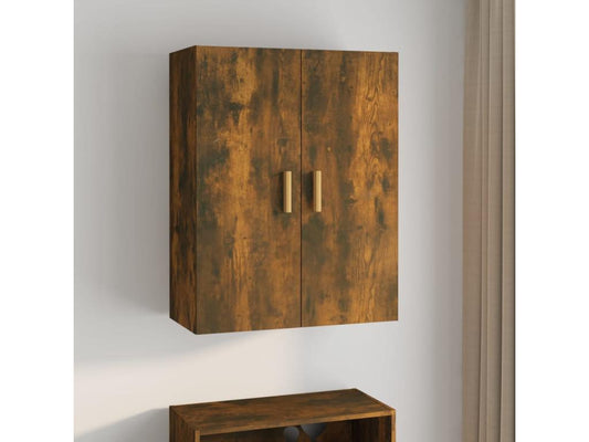 Brown Oak Wood Wardrobe, 69.5 x 34 x 90 cm