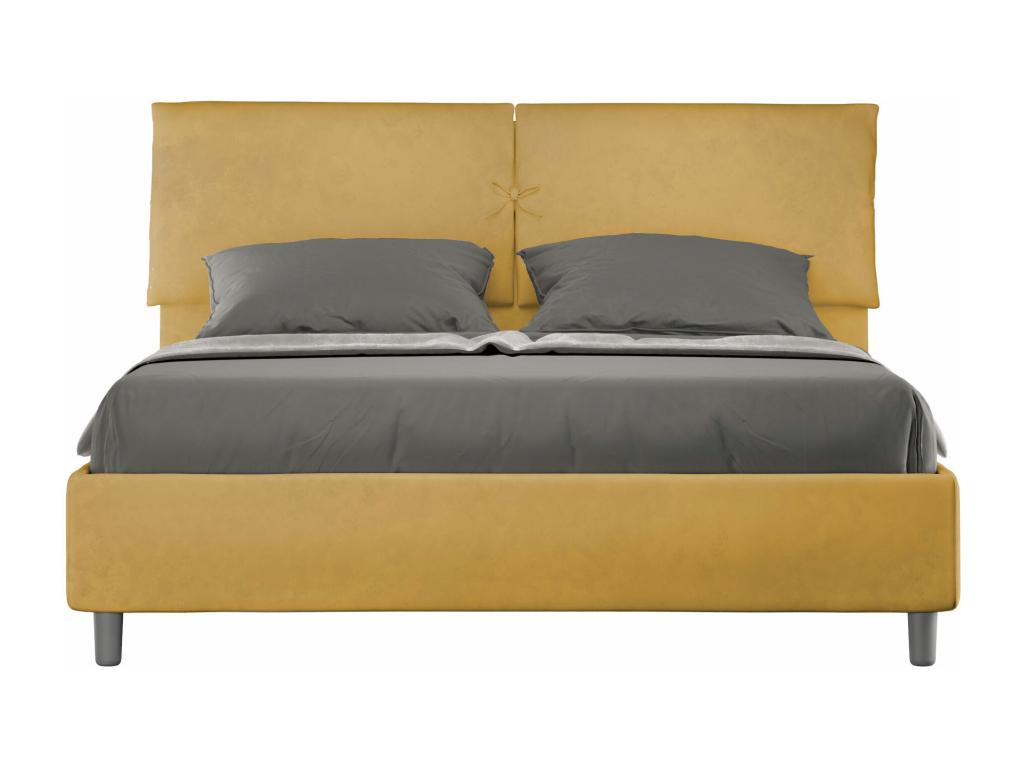 Yellow Bed, 160 x 190 cm