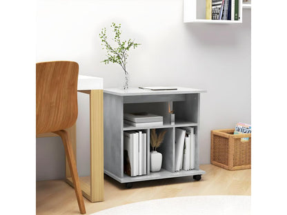 Gray Engineered Wood Wardrobe, 60 x 45 x 60 cm