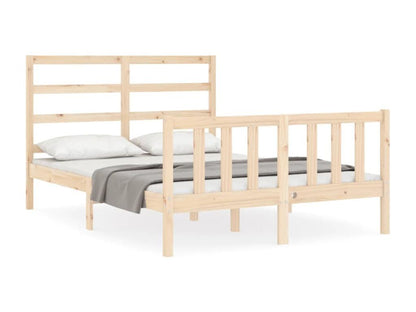 Natural Solid Wood Bed Frame