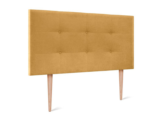 Yellow Fabric Bed, 105 x 115 cm