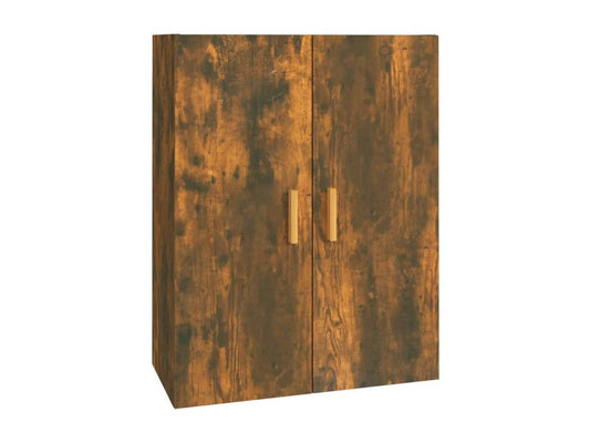 Brown Oak Wood Wardrobe, 69.5 x 34 x 90 cm