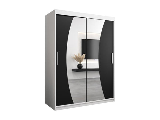 Black Wardrobe, 150 x 62 x 200 cm