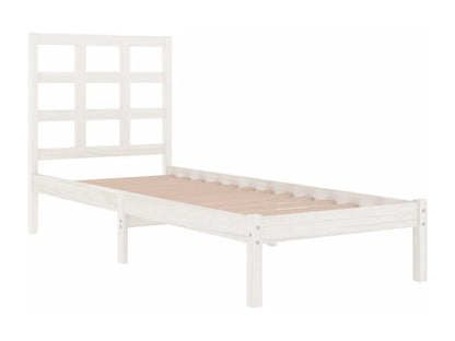 White Solid Wood Mattress, 90 x 190 cm