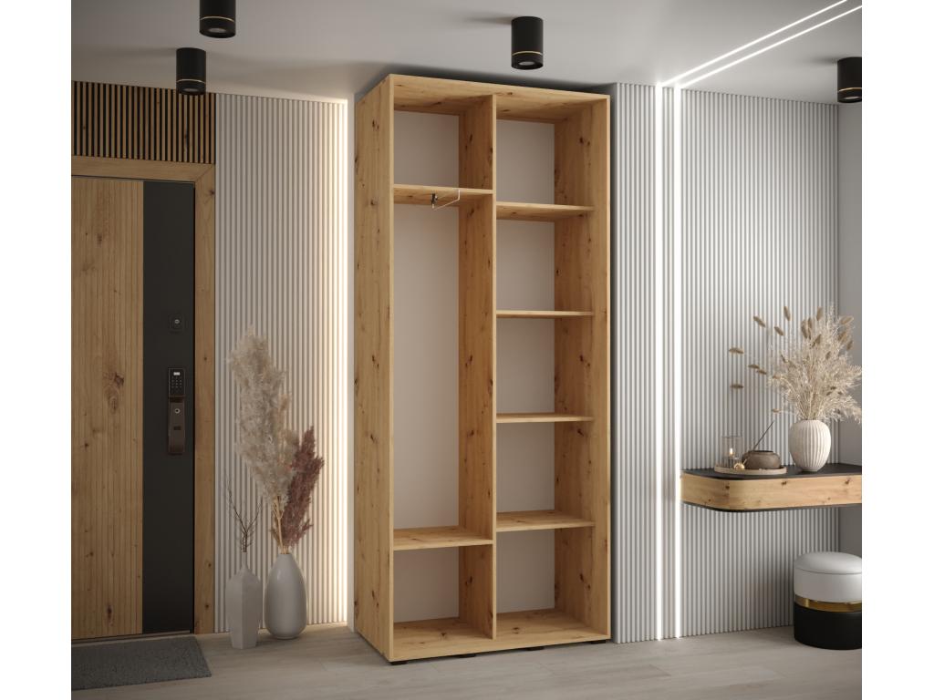Natural Wardrobe, 100 x 45 x 235.2 cm