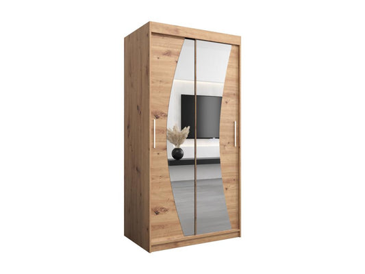 Brown Wardrobe, 100 x 62 x 200 cm