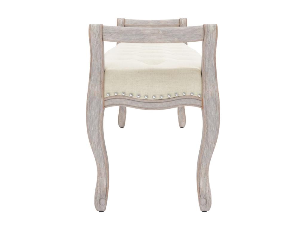 Beige Bench, 110 x 45 x 60 cm