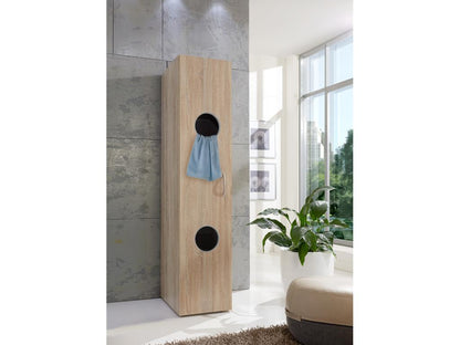 Natural Oak Wood Wardrobe - dlz1766461625451
