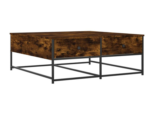 Natural Engineered Wood Coffee Table, 100 x 99 x 40 cm