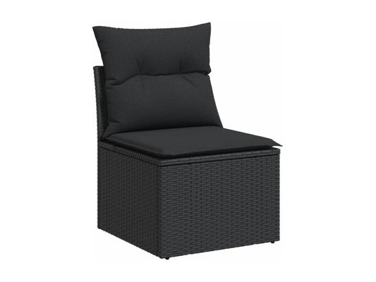 Black Woven Resin Wicker Outdoor Furniture Set - dlz1766460928463