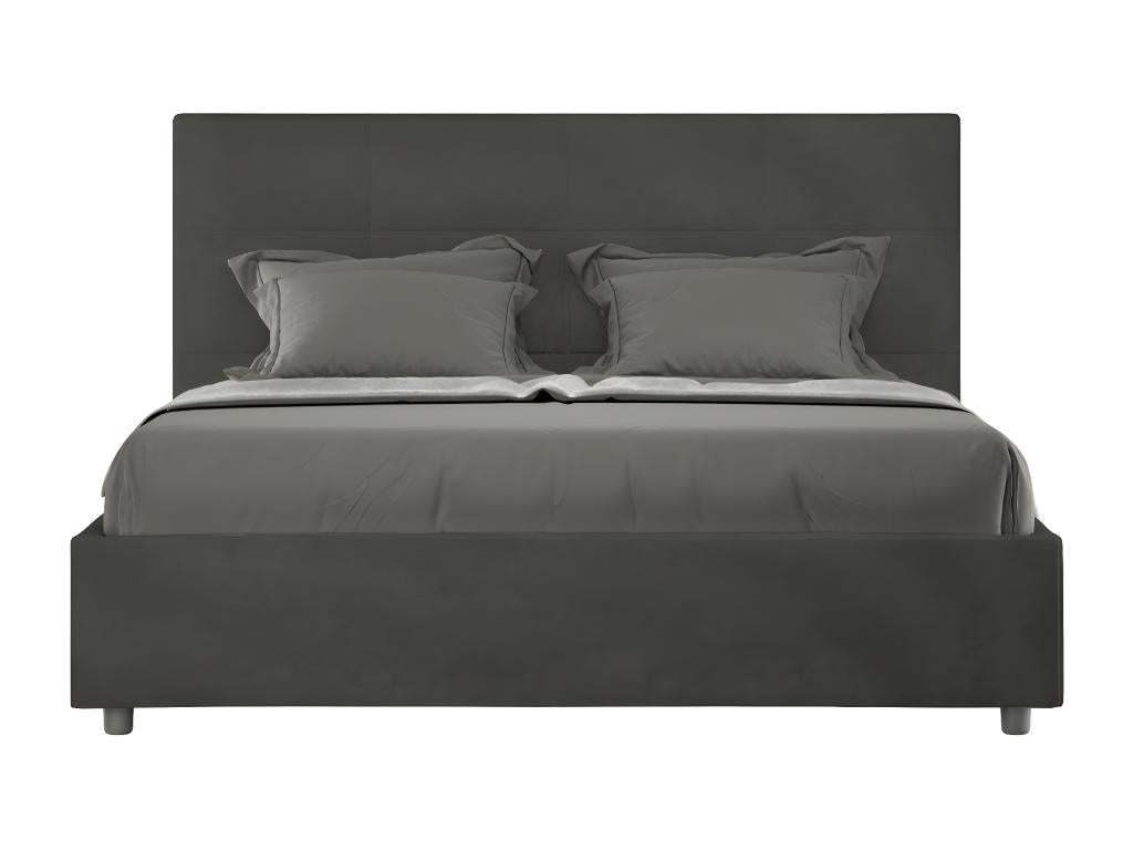 Anthracite Bed, 140 x 190 cm