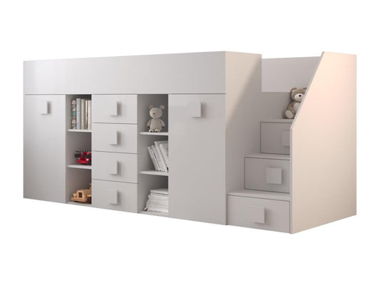 White Bed, 123 x 93 x 248.5 cm