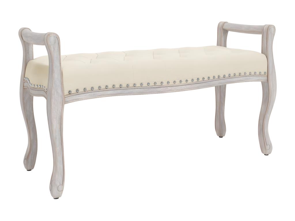 Beige Bench, 110 x 45 x 60 cm