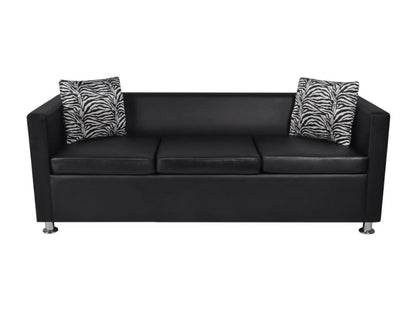 Black Leather Sofa - dlz1766461649032