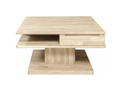 Natural Oak Wood Coffee Table