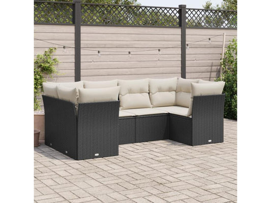 Black Woven Resin Wicker Outdoor Furniture Set - dlz1766461049738