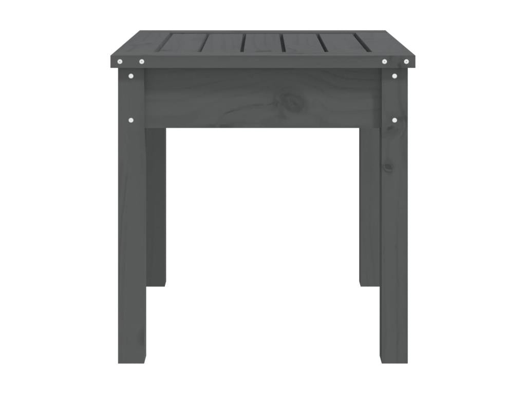 Gray Solid Wood Bench, 50 x 44 x 45 cm