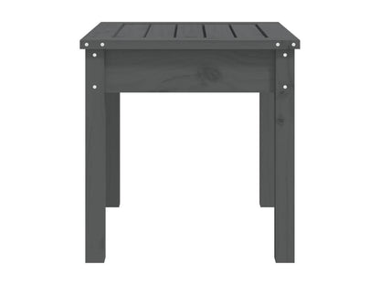 Gray Solid Wood Bench, 50 x 44 x 45 cm