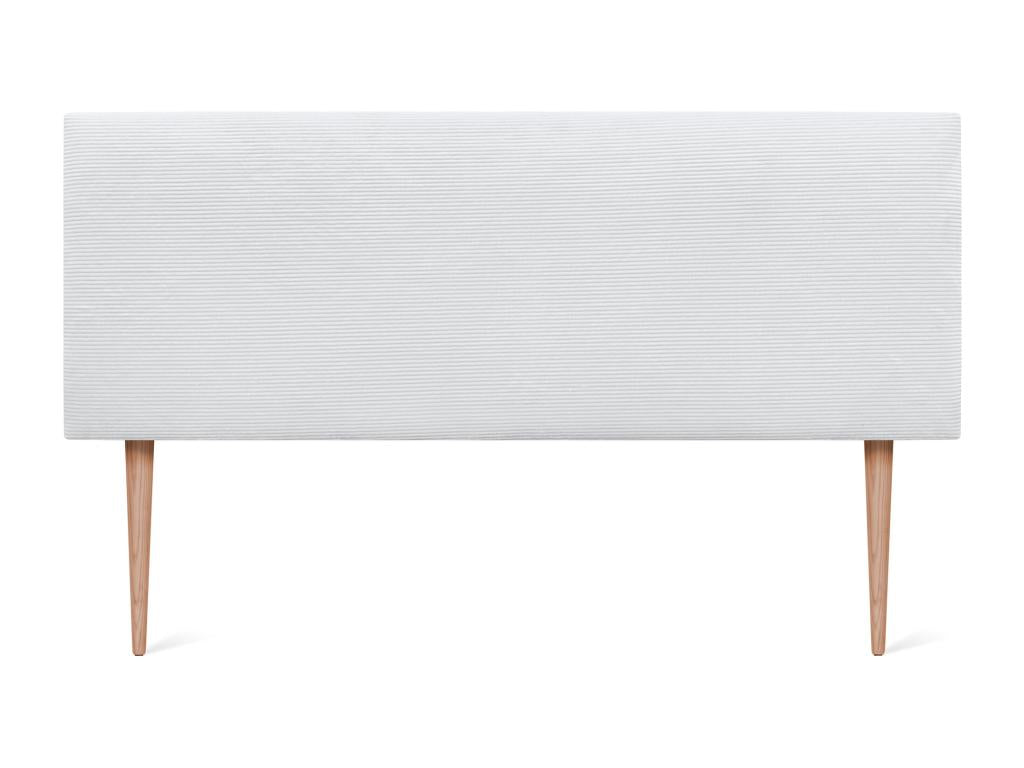 White Velvet Bed, 110 x 115 cm