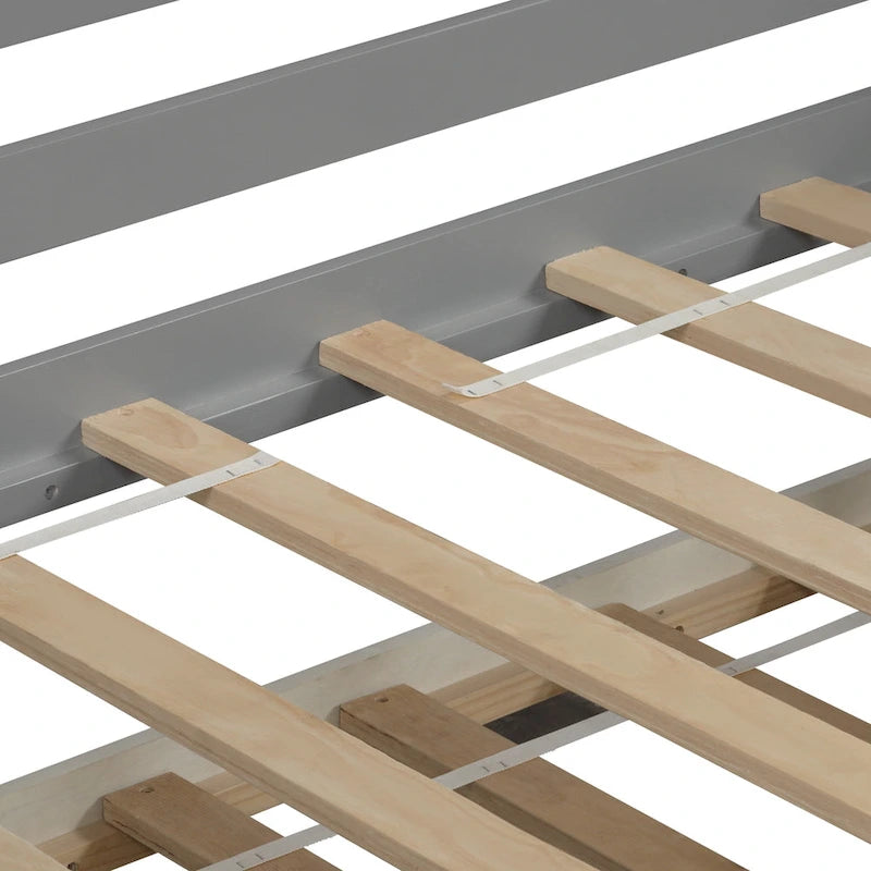 Twin Wood Daybed with Trundle Bed