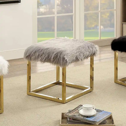 Tula Contemporary 21-inch Metal Entryway Bench by Furniture of America