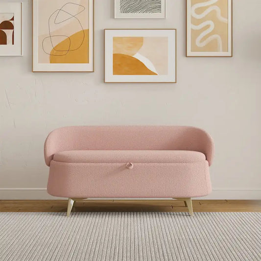 Teddy Fleece Storage Bed Bench